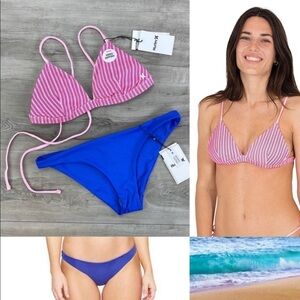 ☀️HURLEY☀️ RADIAL TRI SURF TOP MOD SURF BOTTOM BIKINI SET